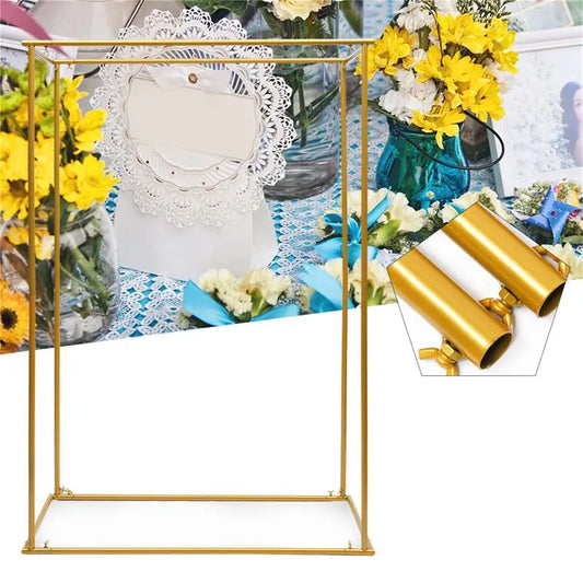 Golden Metal Wedding Arch Bracket