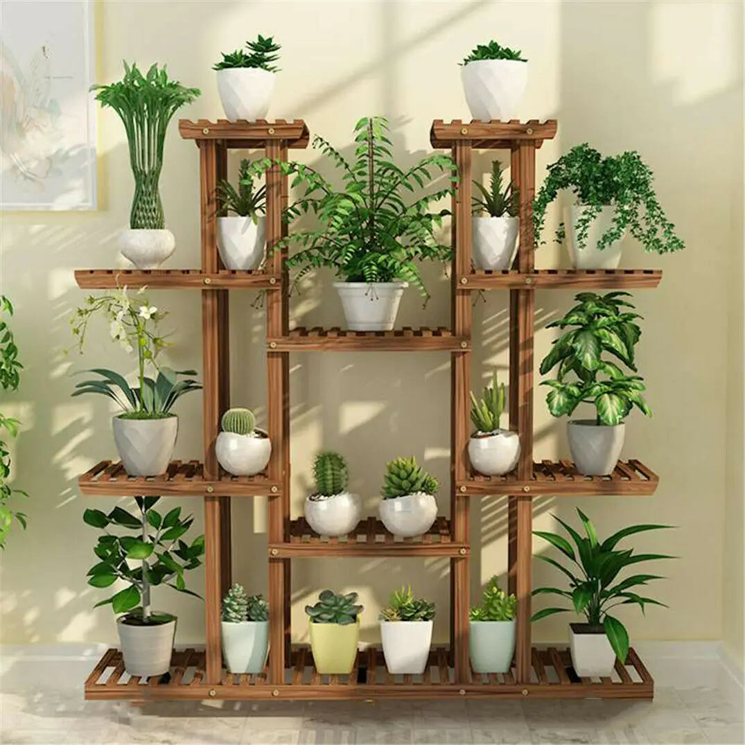 Multi-Tier Plant Stand Storage Shelves