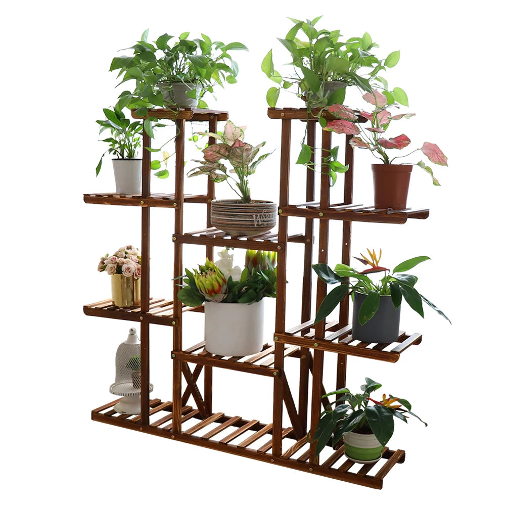 Multi-Tier Plant Stand Storage Shelves