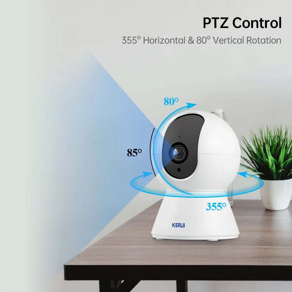 Indoor Wireless Home Surveillance Camera With Auto Tracking