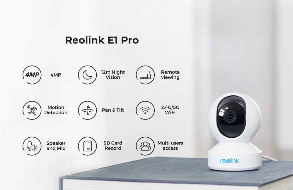 Wifi AI Motion Detection 5MP PTZ Surveillance