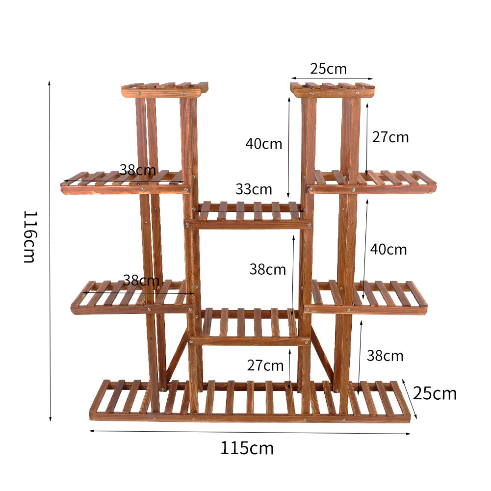 Multi-Tier Plant Stand Storage Shelves