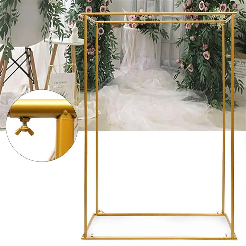 Golden Metal Wedding Arch Bracket