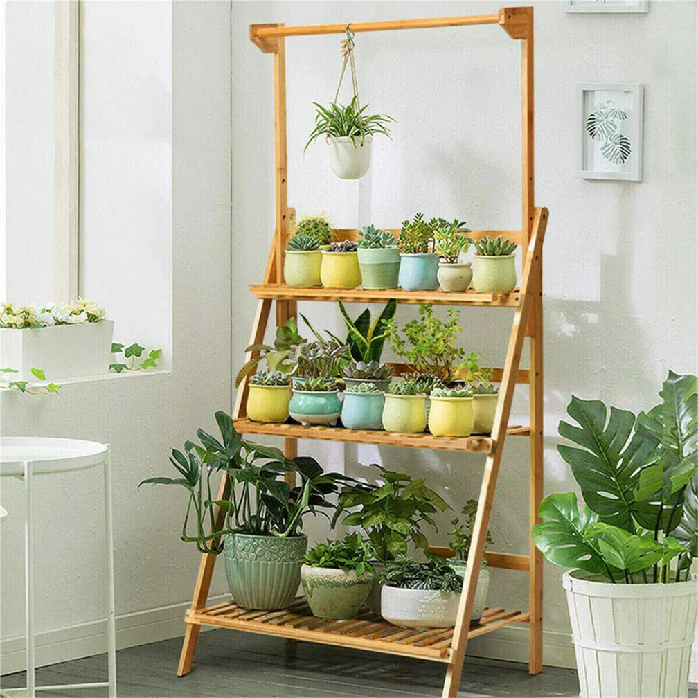 3-Tier Hanging Plant and Flower Shelf