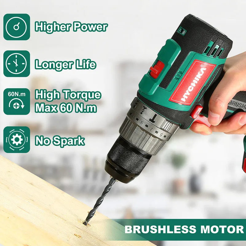 Cordless Electric Screwdriver Drill