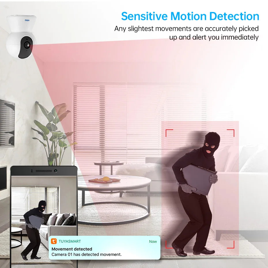 Indoor Wireless Home Surveillance Camera With Auto Tracking