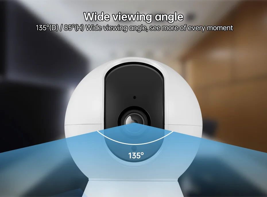 Indoor Wireless Home Surveillance Camera With Auto Tracking