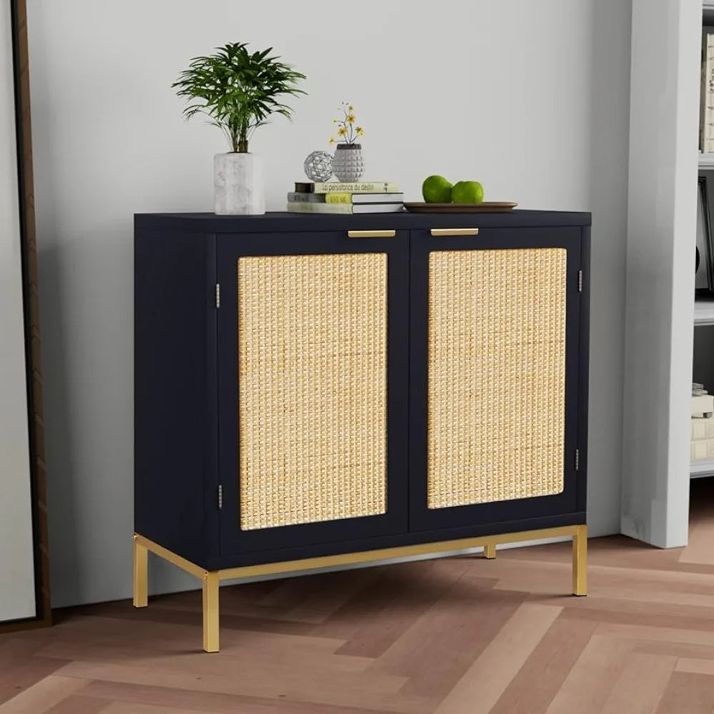 Wooden Sideboard Storage Cabinet and Shelf - DJ Home Goods