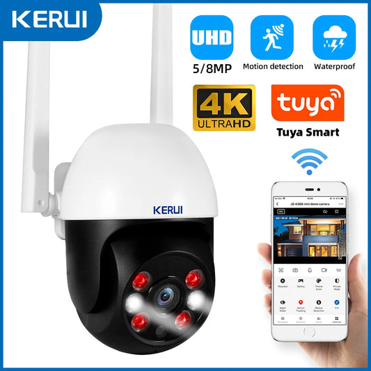 Outdoor Home Security Dual Lens Video Surveillance Camera