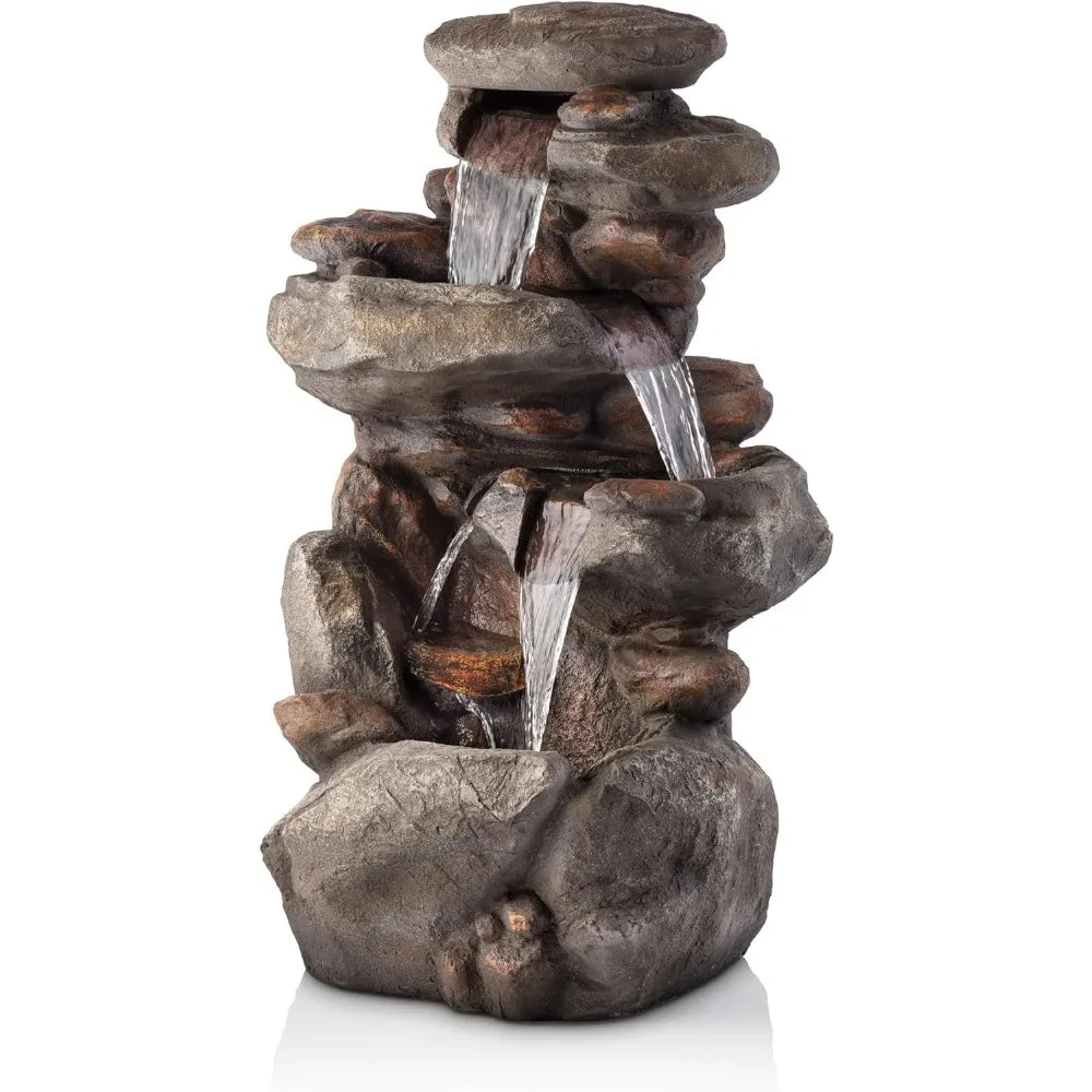 Outdoor Floor Rock Water Fountain