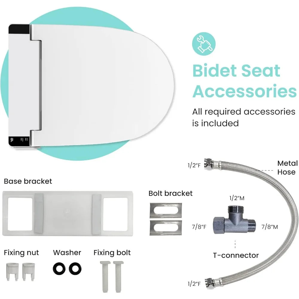 Electric Smart Bidet Toilet Seat with Dryer