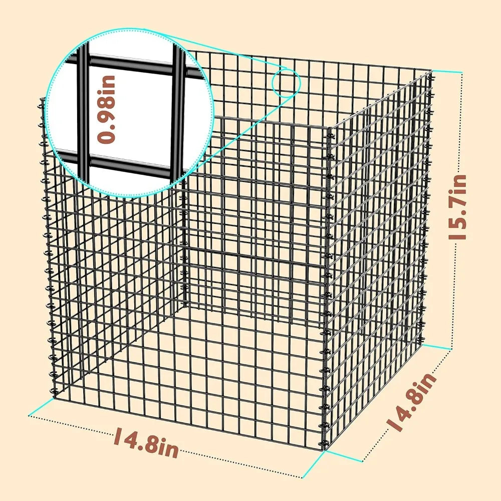 Heavy-Duty Lawn and Garden Plant Wire Cage