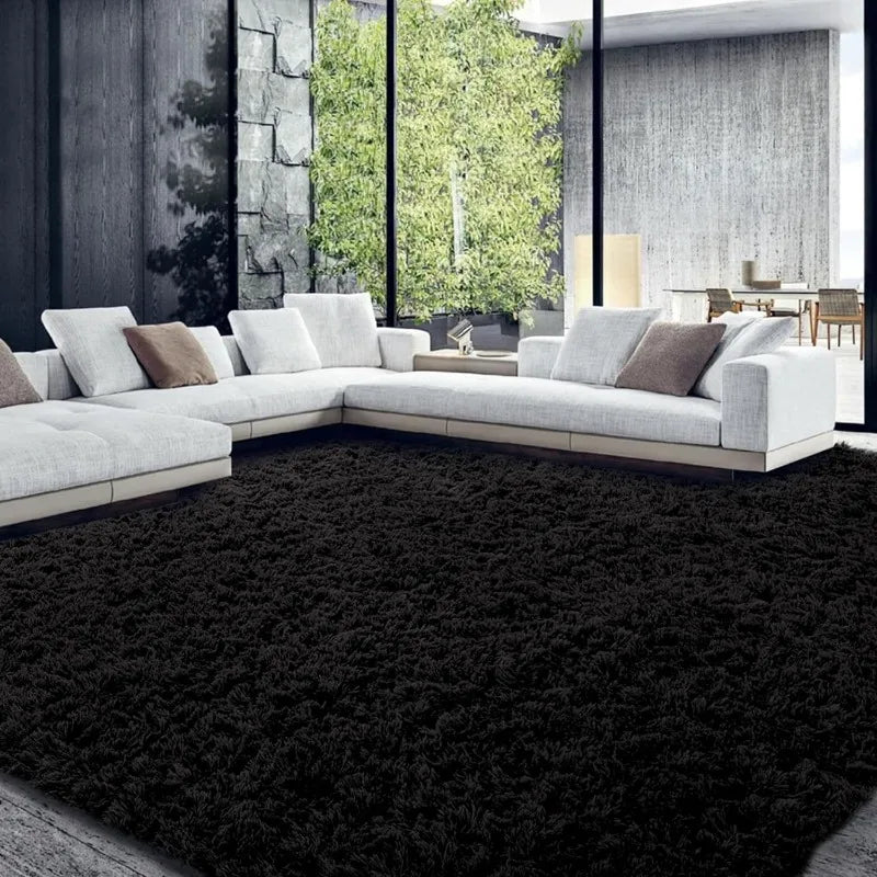 Ultra Fuzzy Large Plush Faux Fur Carpet