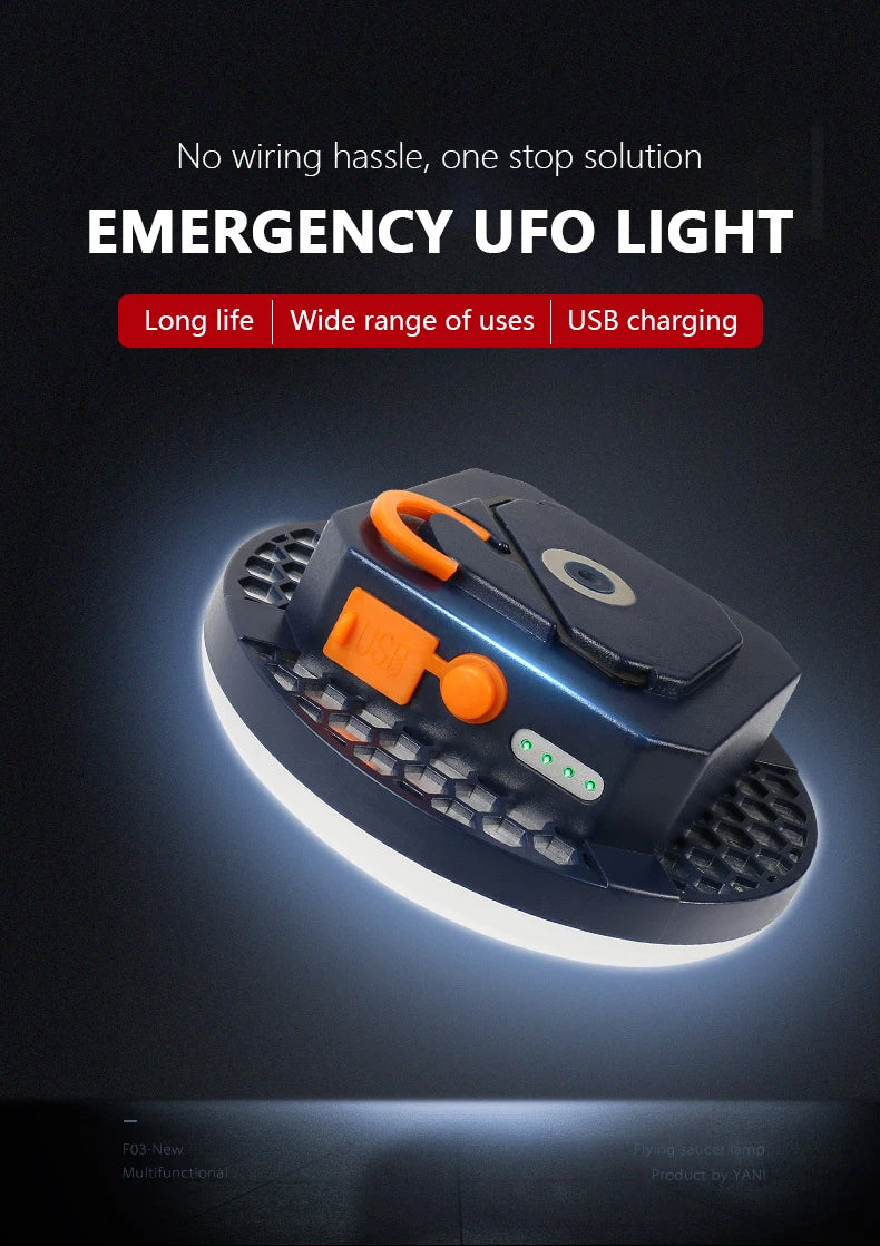 LED Tent Rechargeable Lantern Portable Emergency Night Market Light