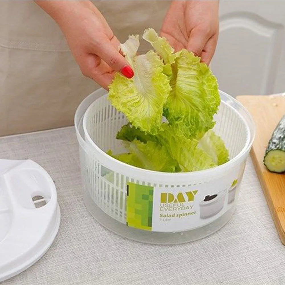 Salad Spinner Fruit and Vegetable Mixer Bowl