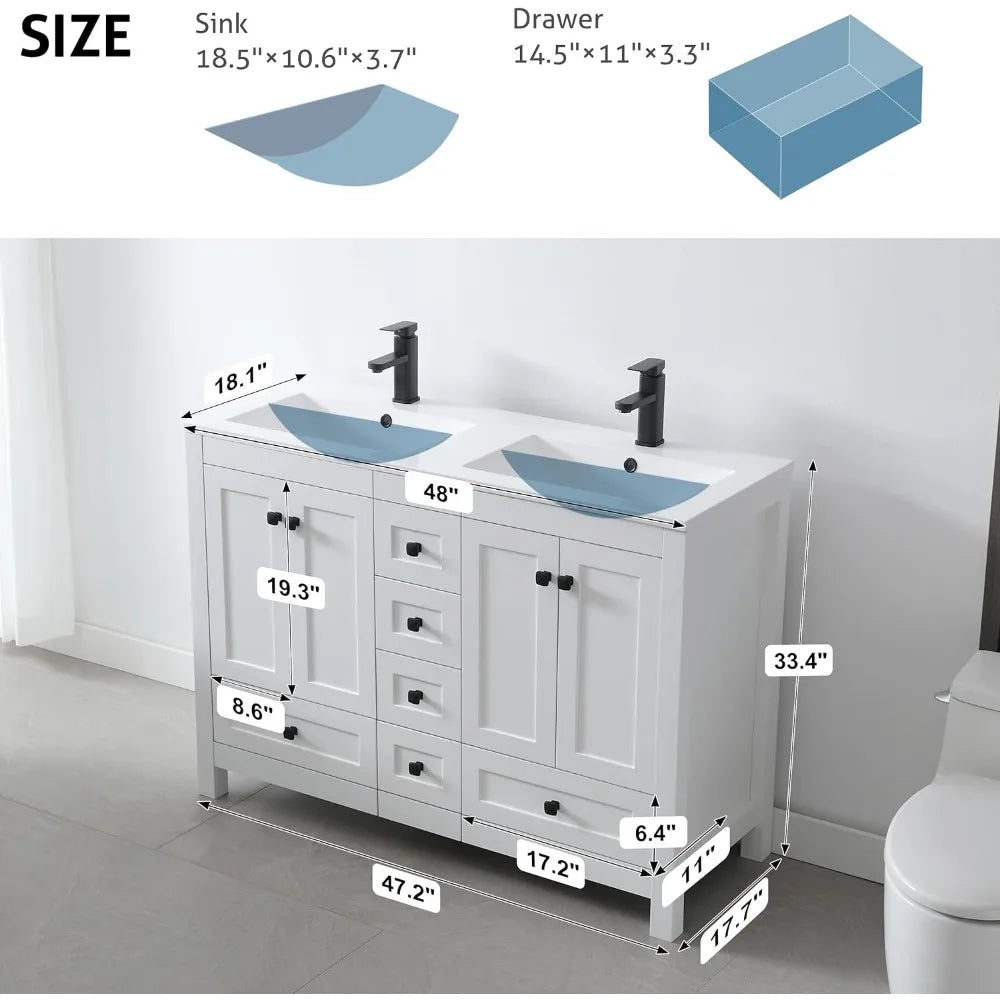 Bathroom Vanities With Sink and Cabinet