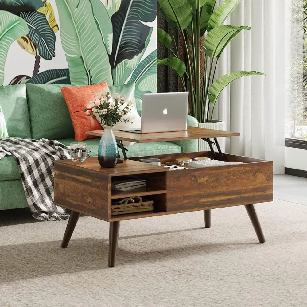 Wood Lift Top Coffee Table - DJ Home Goods