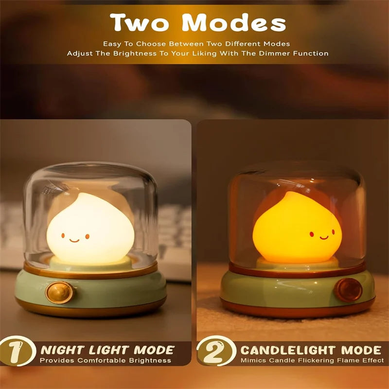 USB Rechargeable Portable Cartoon Table Lamp