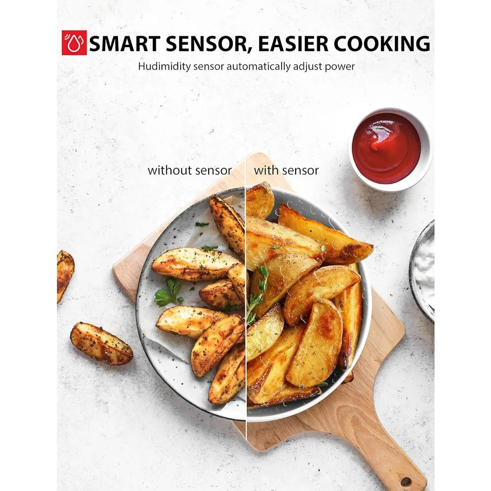 Smart Sensor and Auto Defrost Countertop Microwave Oven