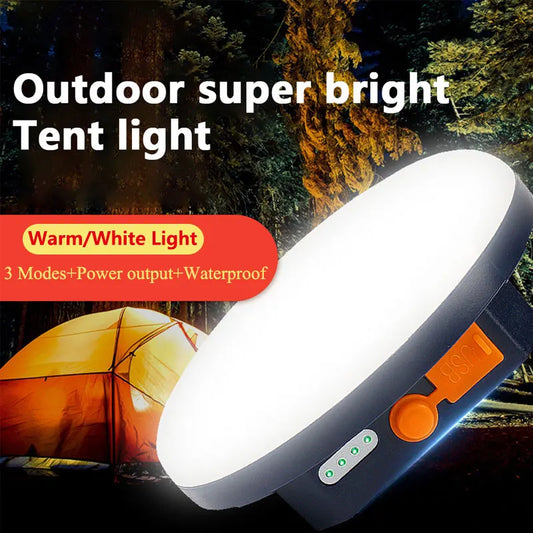 LED Tent Rechargeable Lantern Portable Emergency Night Market Light