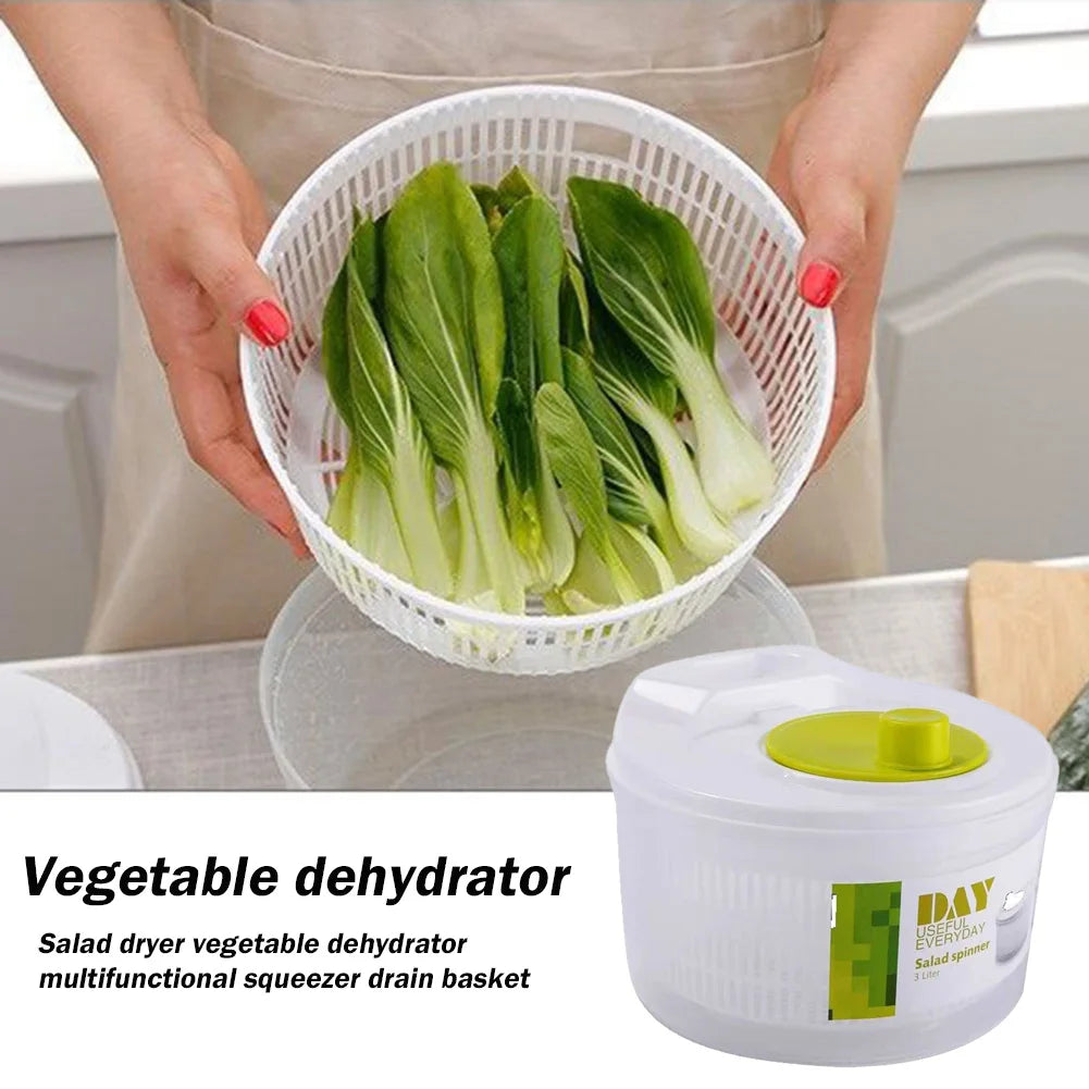 Salad Spinner Fruit and Vegetable Mixer Bowl