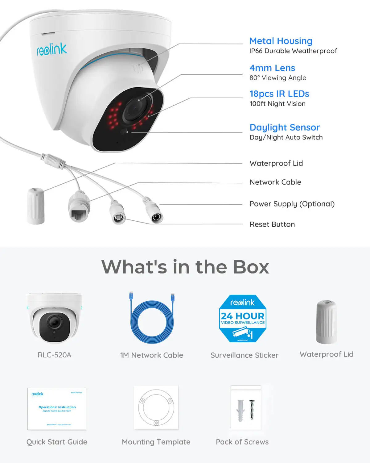 Infrared Night Vision and Outdoor Detection Surveillance Camera