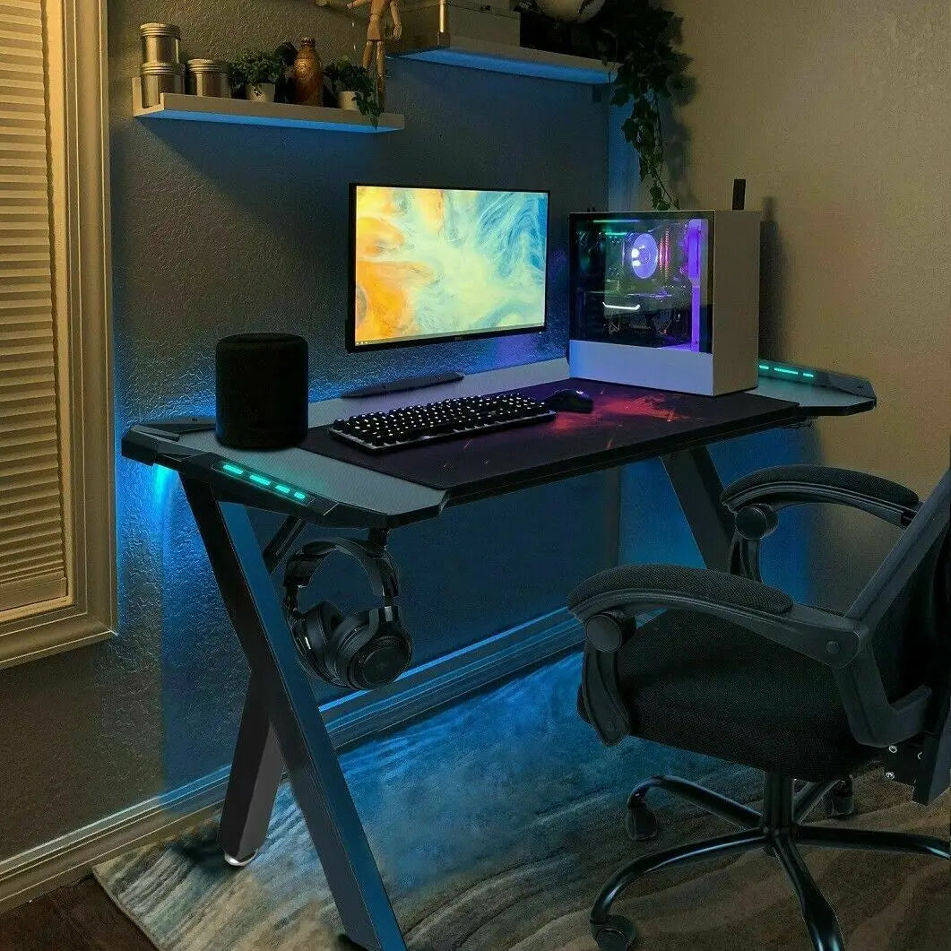 Gaming PC Computer Gamer Desk Ergonomic Workstation