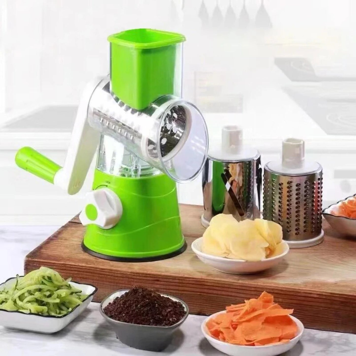 Multifunctional Hand Crank Grater Cutter and Shredder