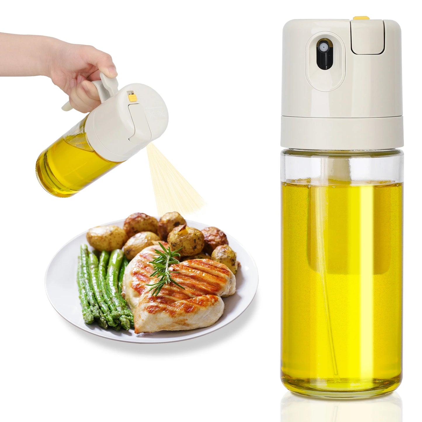 2-in-1 Olive Oil Dispenser Bottle