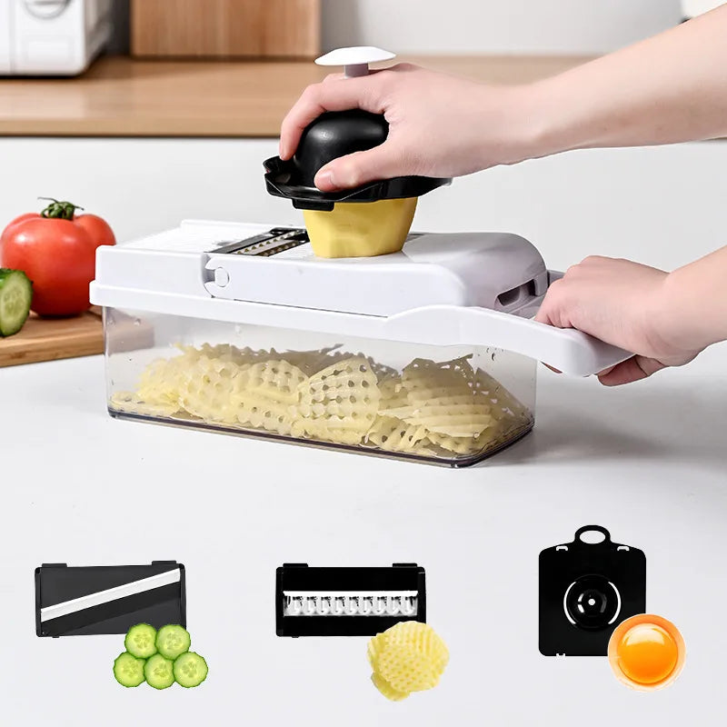 26-Piece-Set Multifunctional Vegetable Slicer