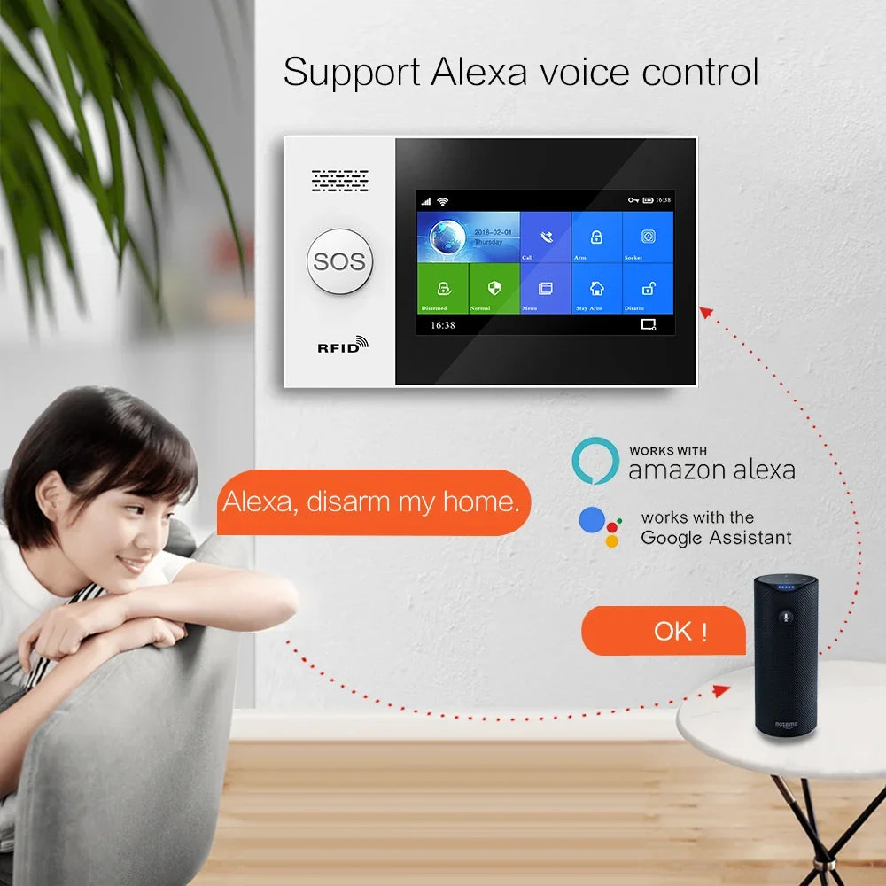 Home Security Smart Life App Control Support System