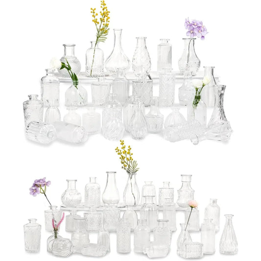 Mini Vintage Glass Vase Wedding Decorations