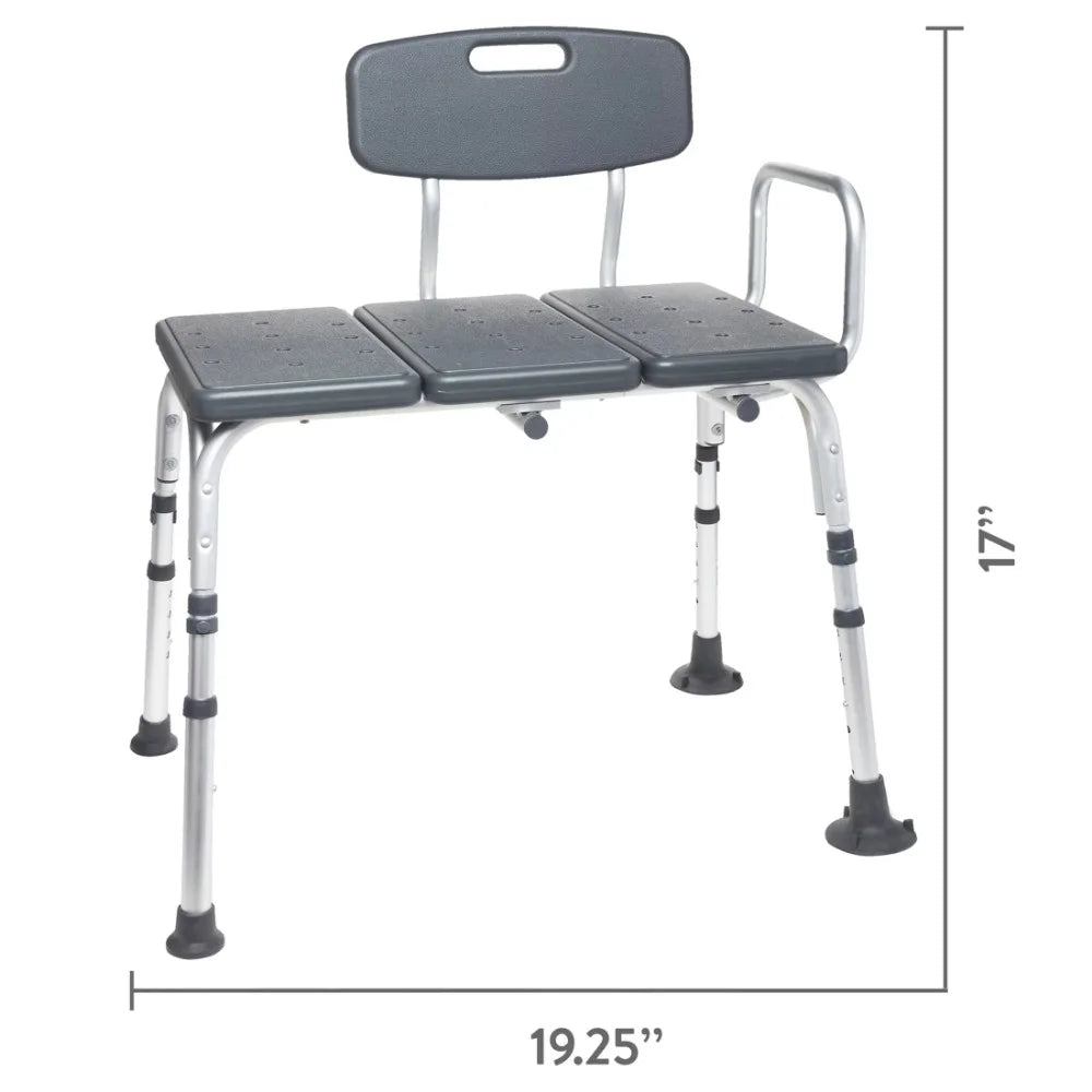 Bath Chair Shower Bench  With Back Rest - DJ Home Goods