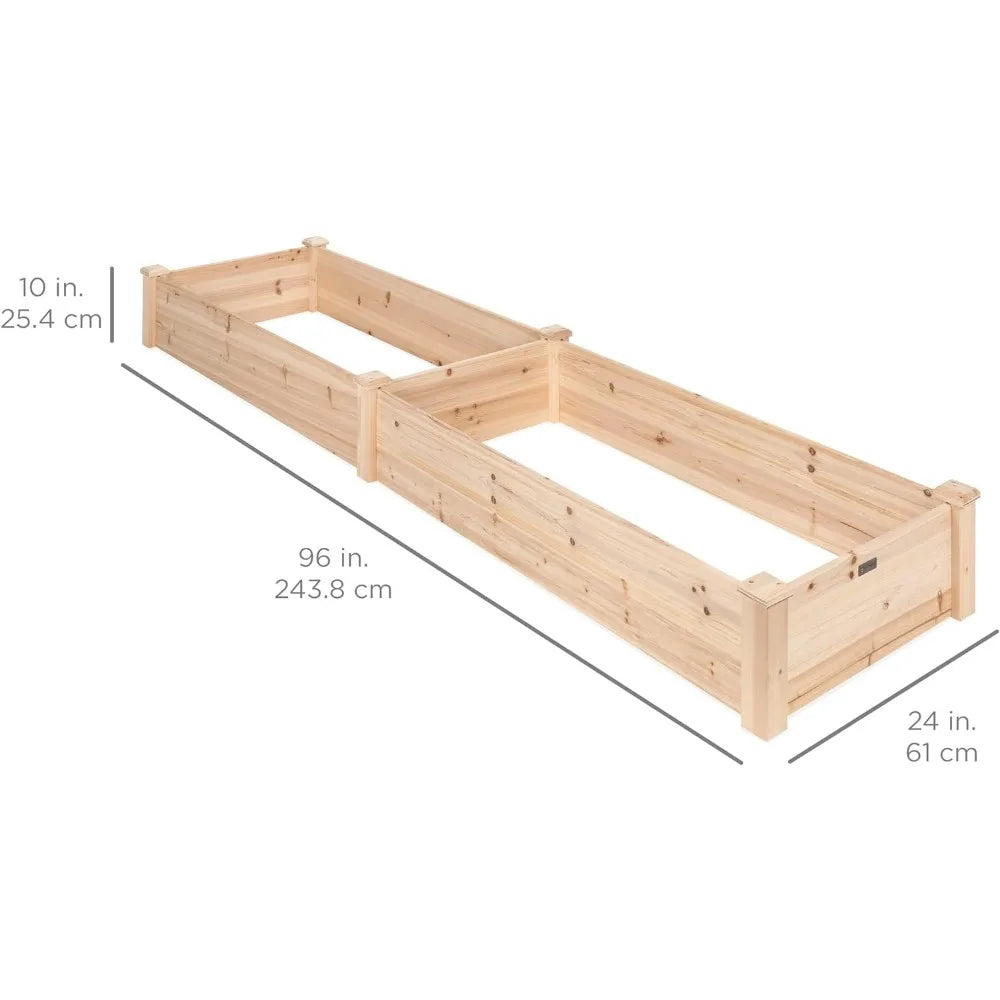 Wooden Garden Vegetable Bed Planter