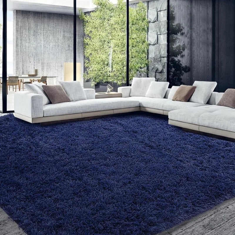 Ultra Fuzzy Large Plush Faux Fur Carpet