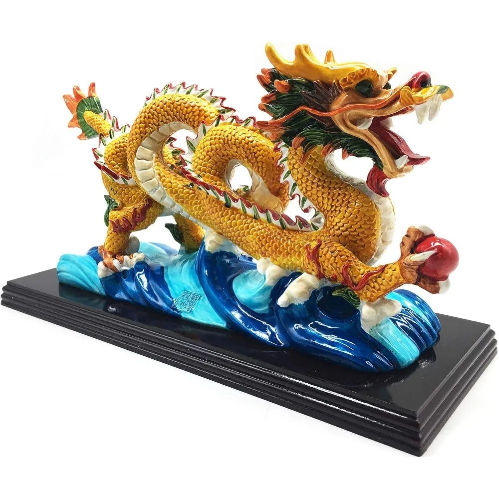 Large Chinese Feng Shui Dragon Statue