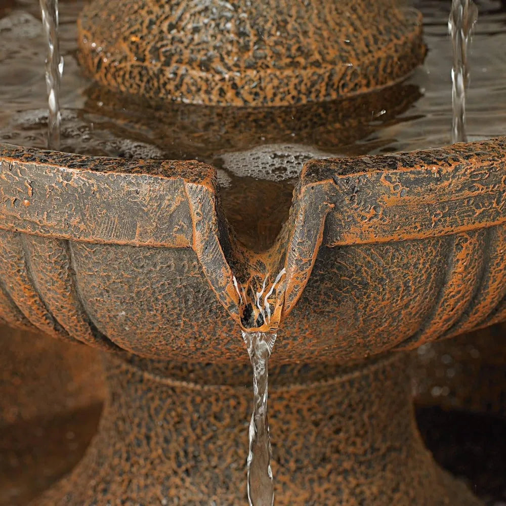 Outdoor Fountain and Waterfall