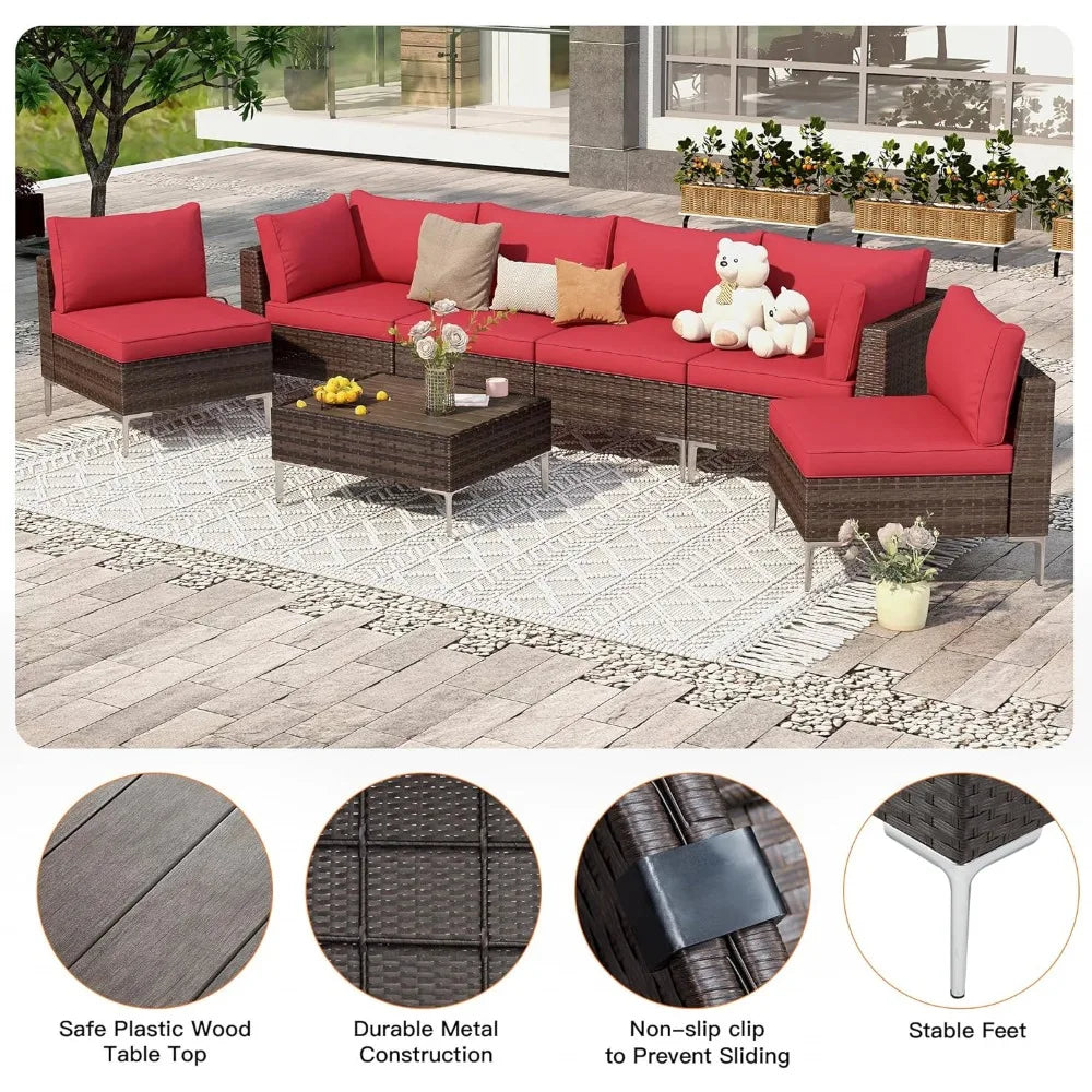 7-Piece Outdoor Patio Furniture Set