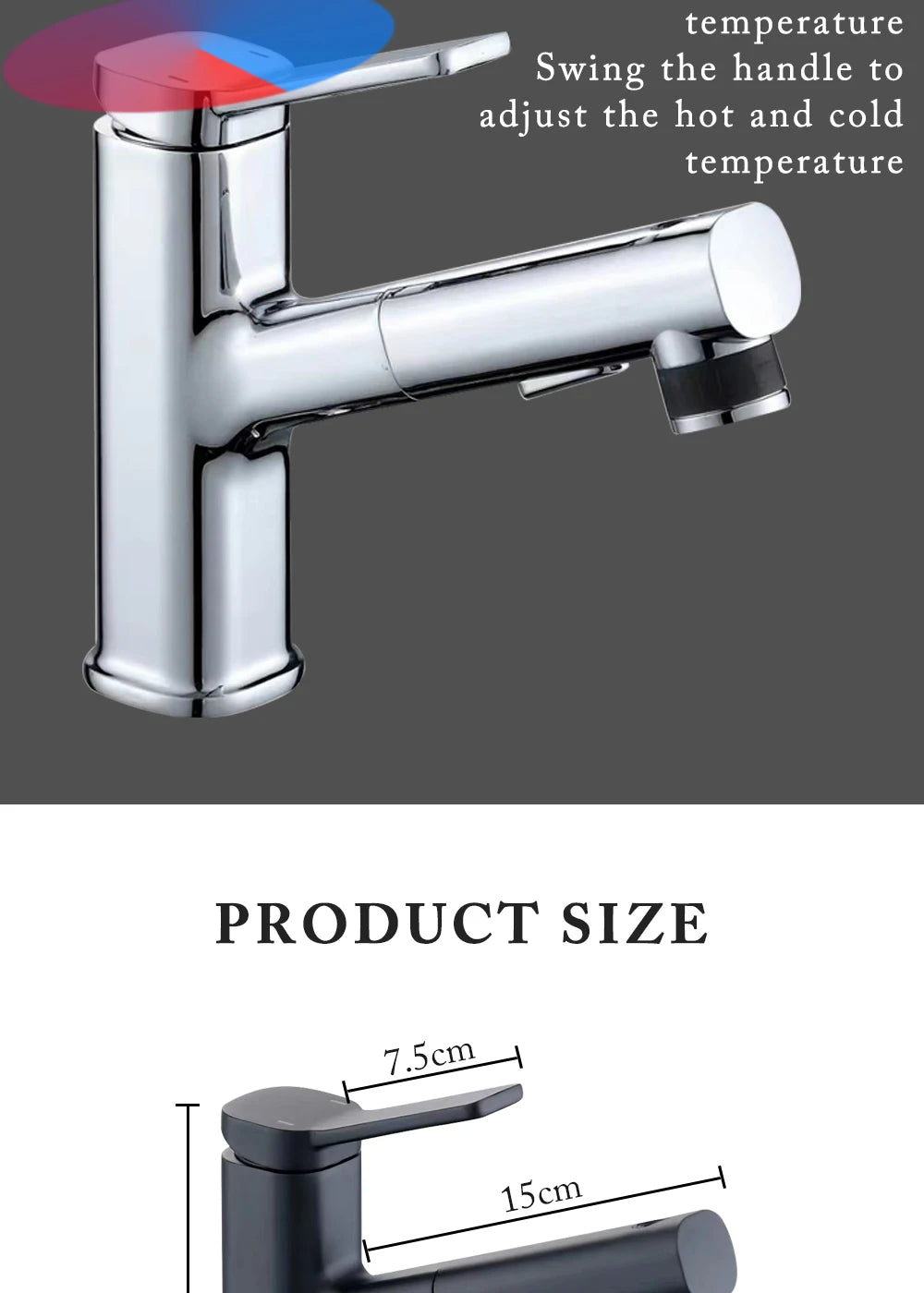 Modern Washbasin Faucet Variants