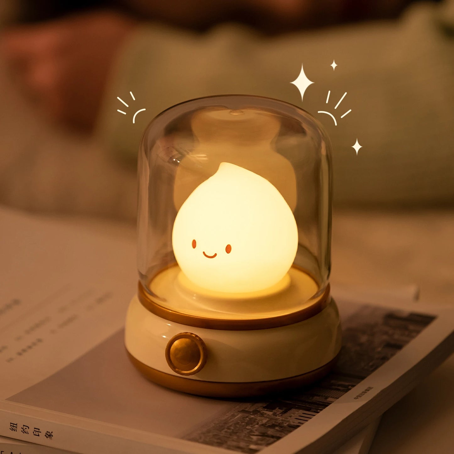 USB Rechargeable Portable Cartoon Table Lamp