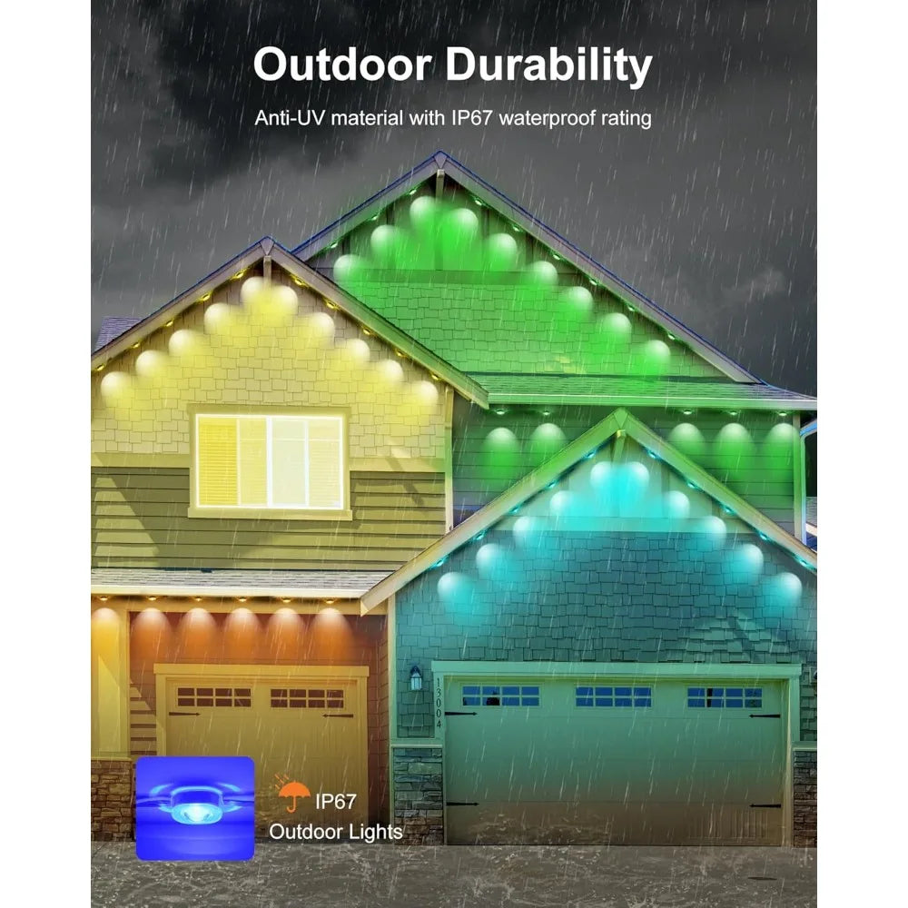 Smart Outdoor Waterproof Eave Holiday Lights