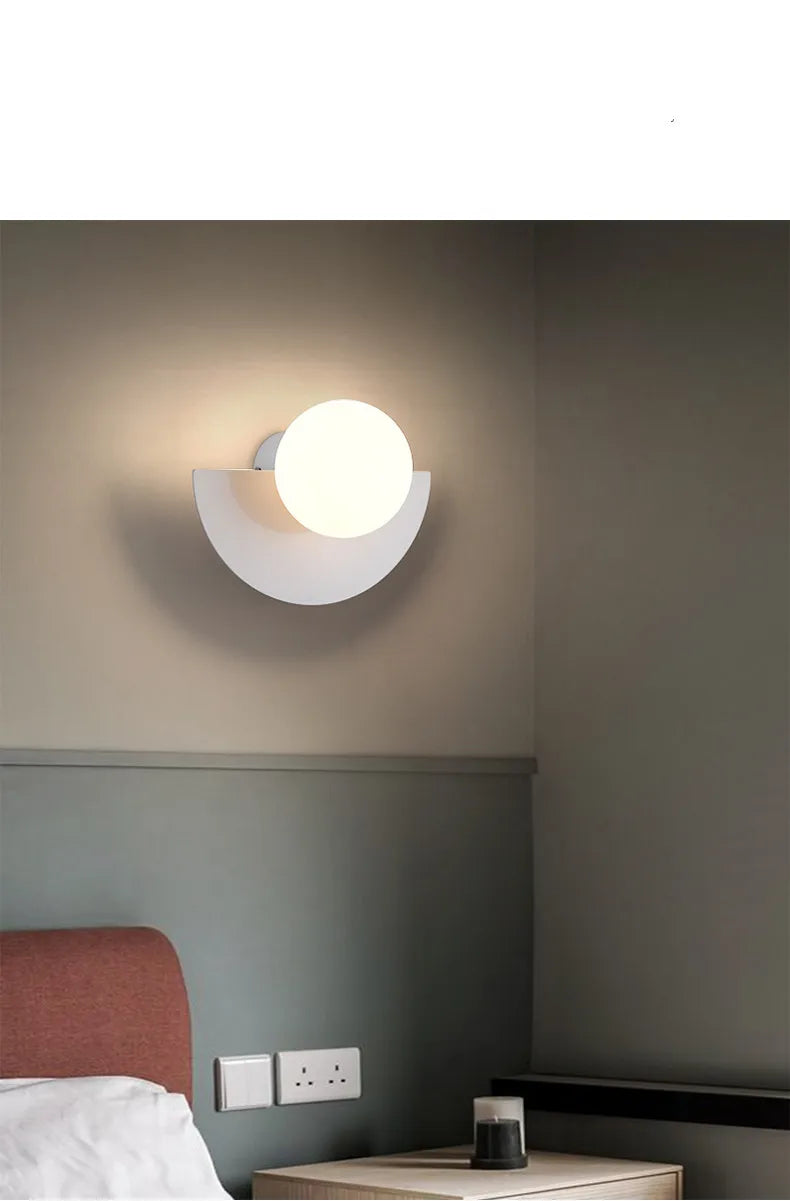 Nordic LED Bedside Wall Lamp