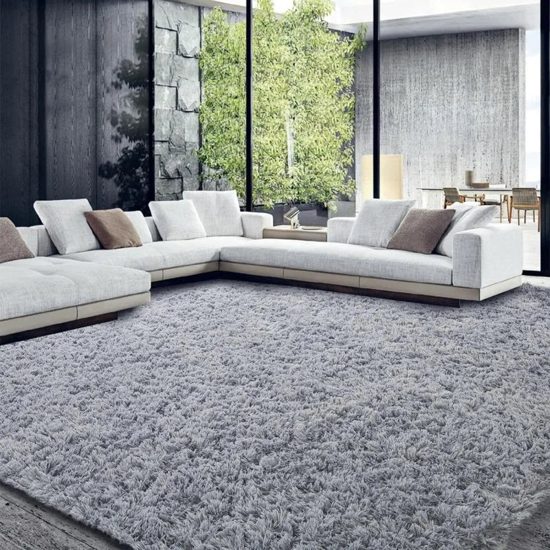 Ultra Fuzzy Large Plush Faux Fur Carpet