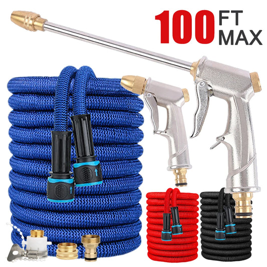 Garden Water Gun Set Expandable Water Hose