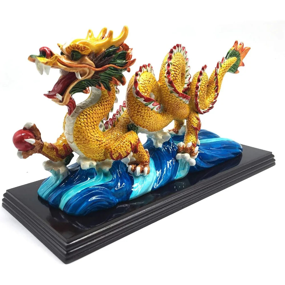 Large Chinese Feng Shui Dragon Statue