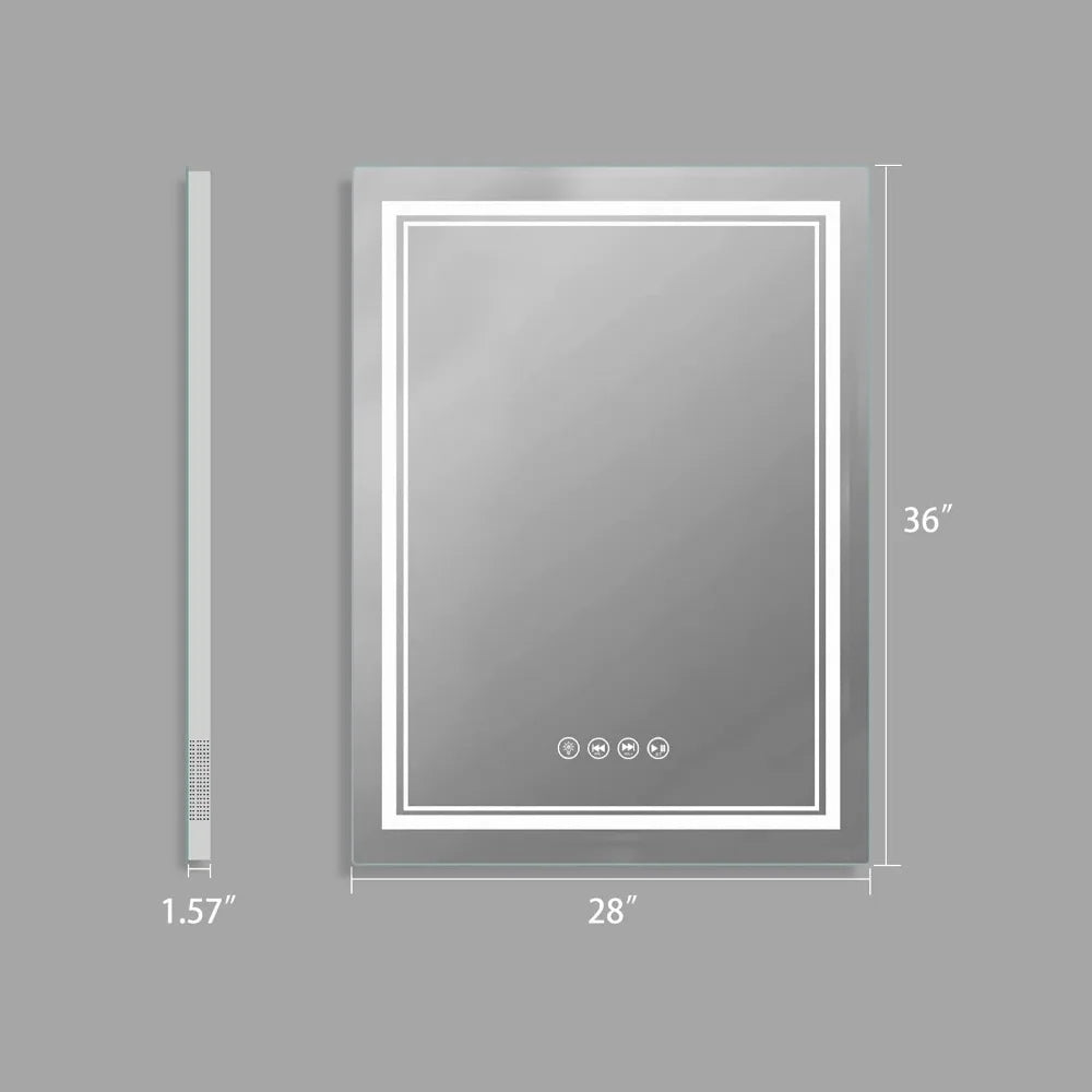 LED Anti Fog Wall Mounted Vanity Mirror